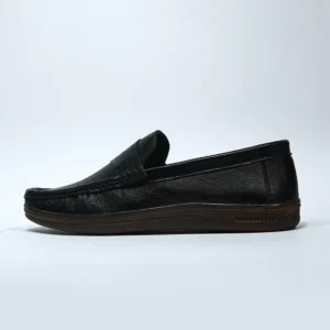 Dark Chocolate  Leather Loafer