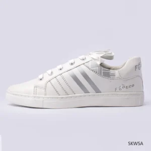 Campus White Stripe Casual Sneaker