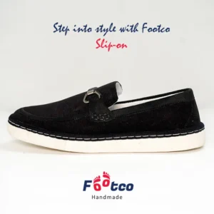 Active X Black Cord Fabric Loafer