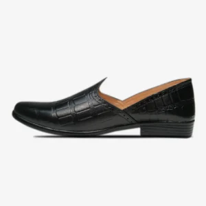 Premium Nagra Leather Black Shoe