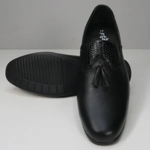 Premium Nagra Leather Black Shoe