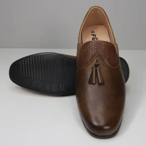 Premium Nagra Leather Mustered Shoe